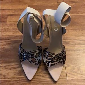 EGO Ankle Strap Open Toe Heel